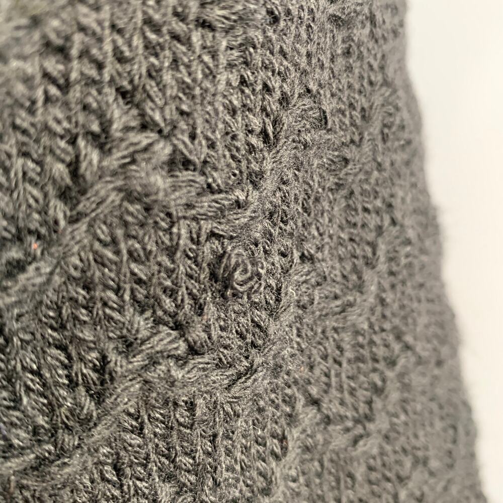 Ermenegildo Zegna Size Xl Black Knit Wool Turtleneck Sweater View 5